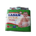 Lasam brand Disposable Baby Diapers for Africa market Angola and Congo